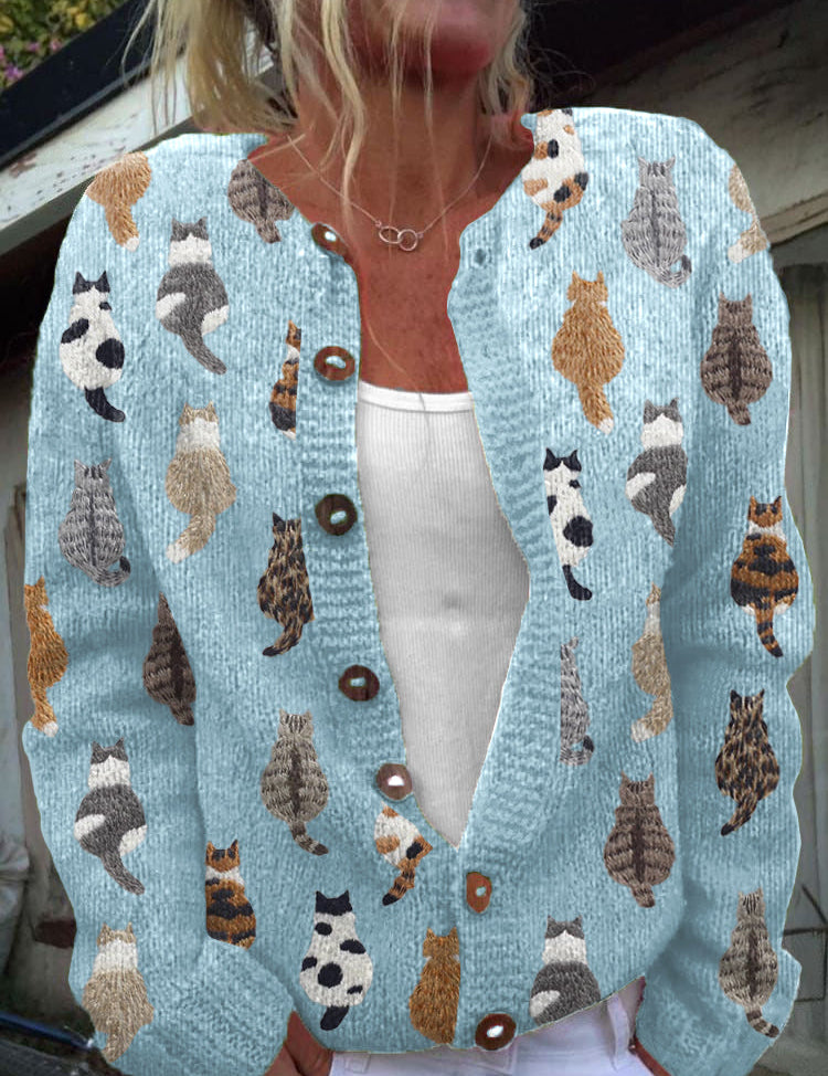Laura Cardigan Med Print