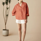 Ulla Oversized Skjorte
