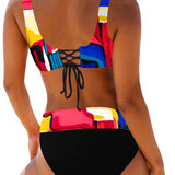 Earle | Farverig bikinibadedragt