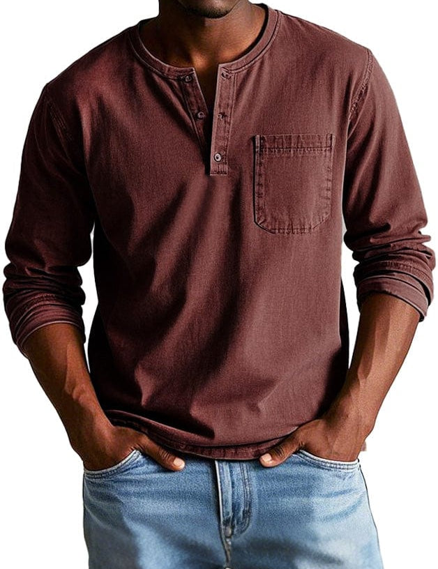 Frederik | Vintage Henley Trøje