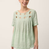 Kirstine Plisseret Top