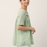 Erika Plisseret Top
