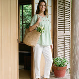 Kirstine Plisseret Top