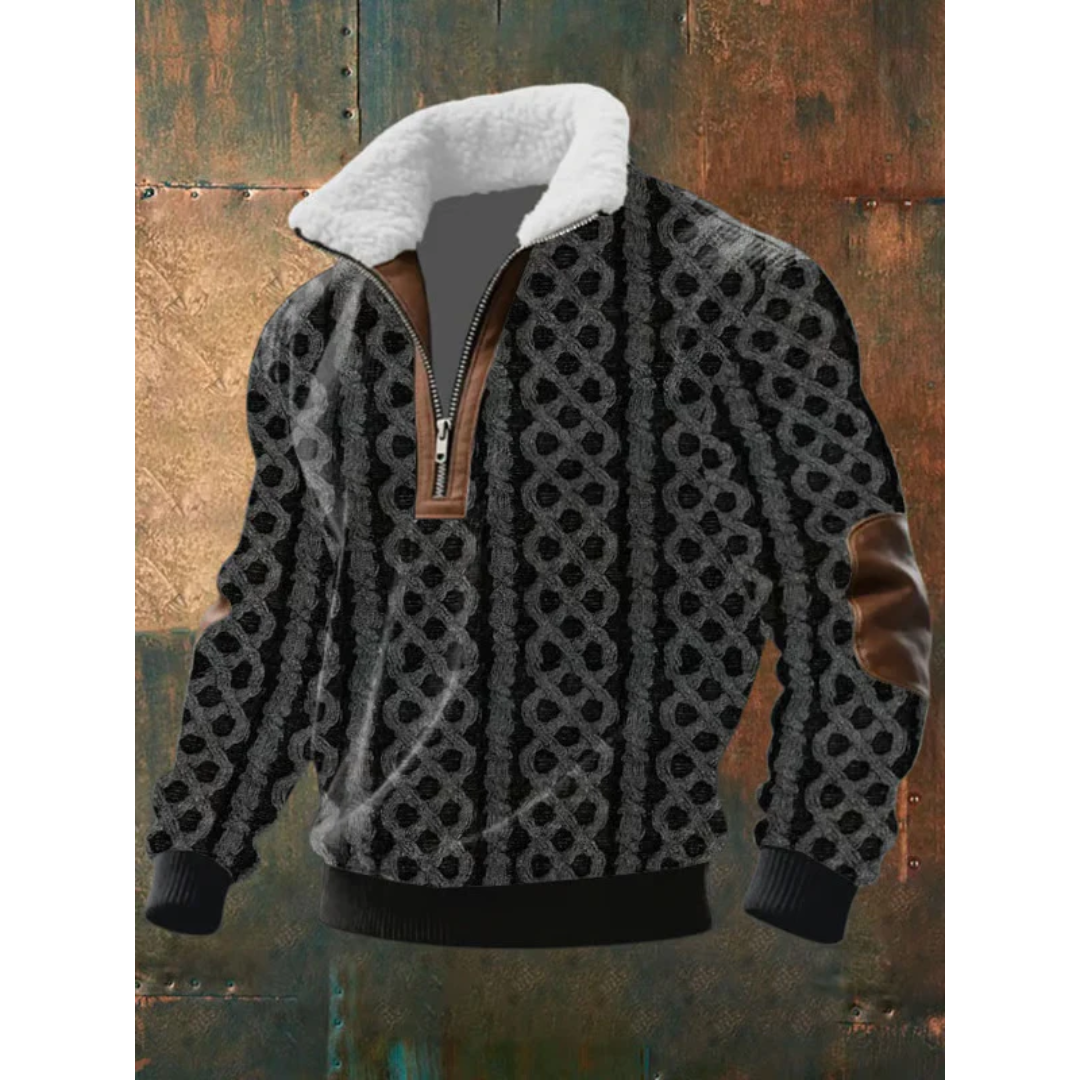 Ettiene™ | Fleece polo med lynlås og høj krave