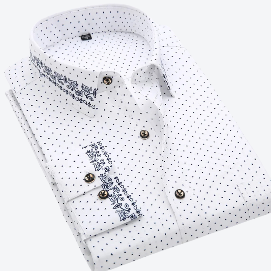 Finnick | Nautical Print Skjorte