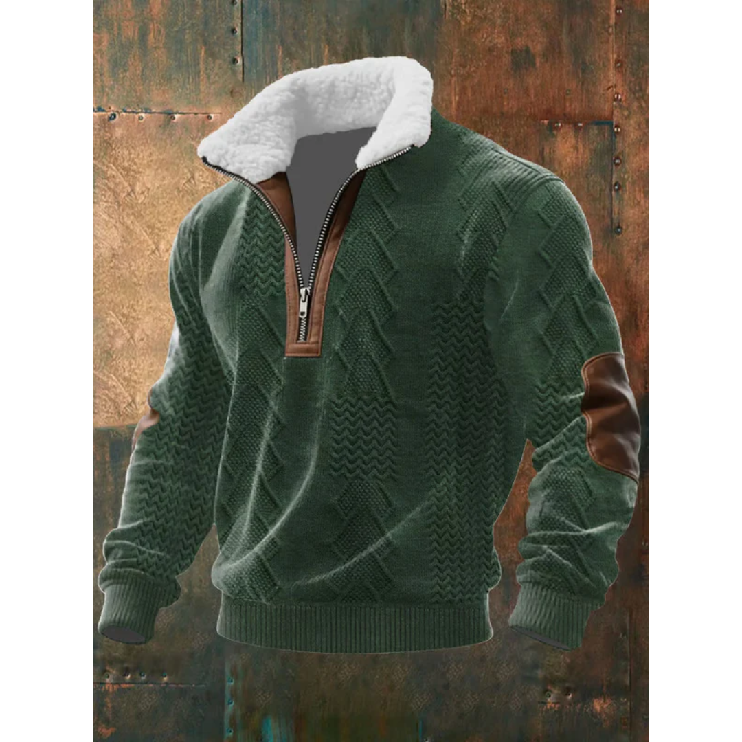 Ettiene™ | Fleece polo med lynlås og høj krave