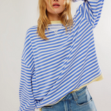 LENA | Oversized stribet sweater