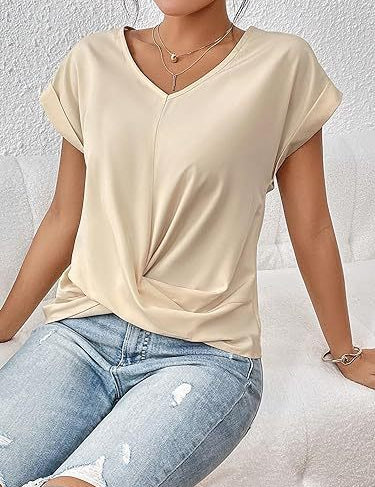 Freja | BLUSE Elegant bluse med detaljer