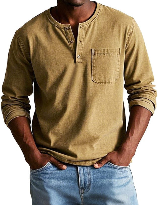 Frederik | Vintage Henley Trøje