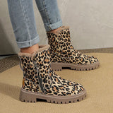 Emilie | Stilfulde Leopard Støvler
