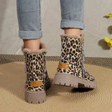 Emilie | Stilfulde Leopard Støvler