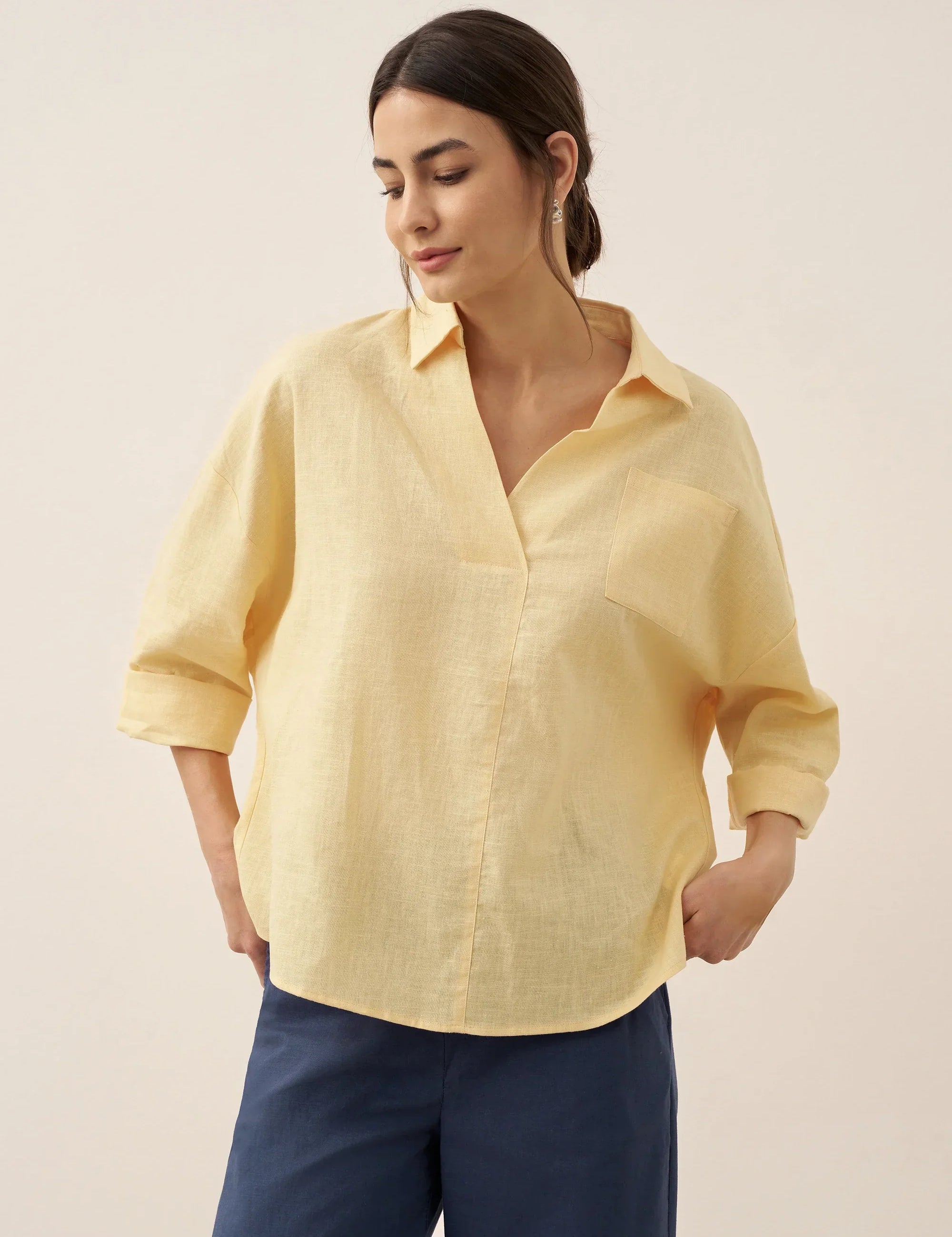 Ulla Oversized Skjorte