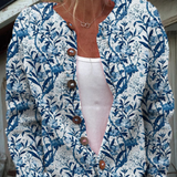 Bodil Blomstret Cardigan