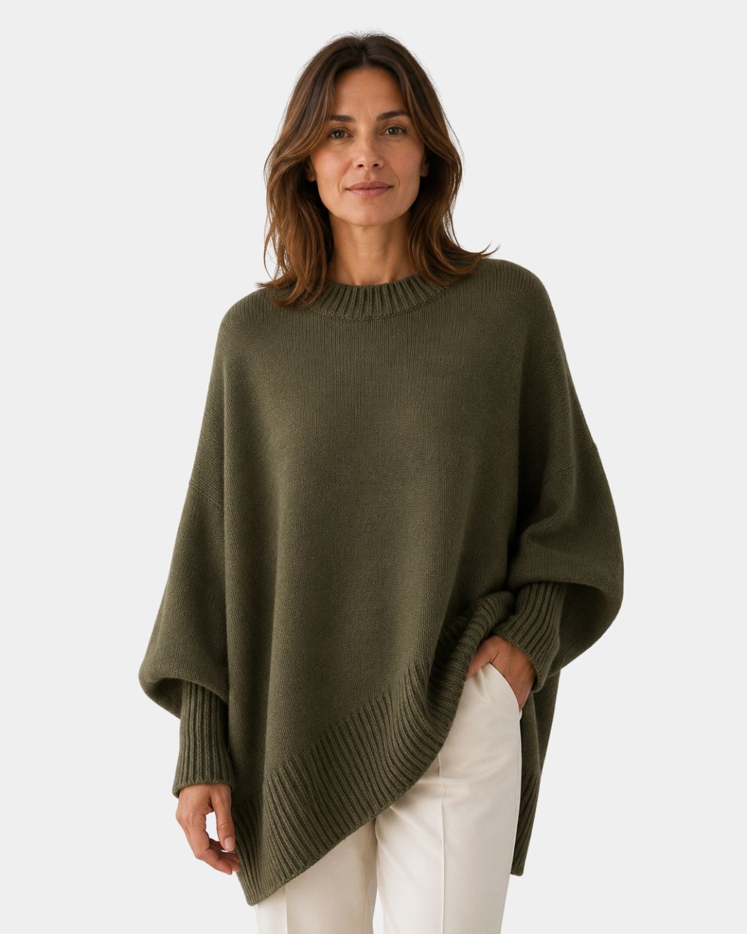 Nadia Oversized Striktrøje