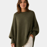 Nadia Oversized Striktrøje