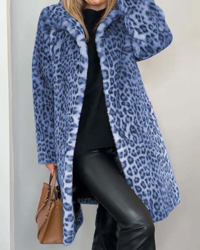 Hanne Leopard Jakke