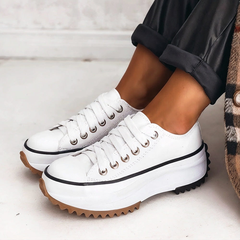 Elisa | Læder Plateau Sneakers