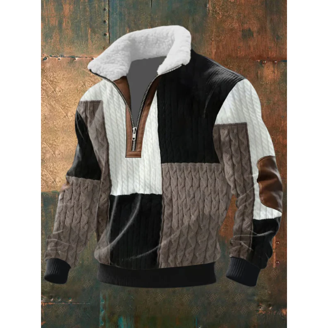 Ettiene™ | Fleece polo med lynlås og høj krave