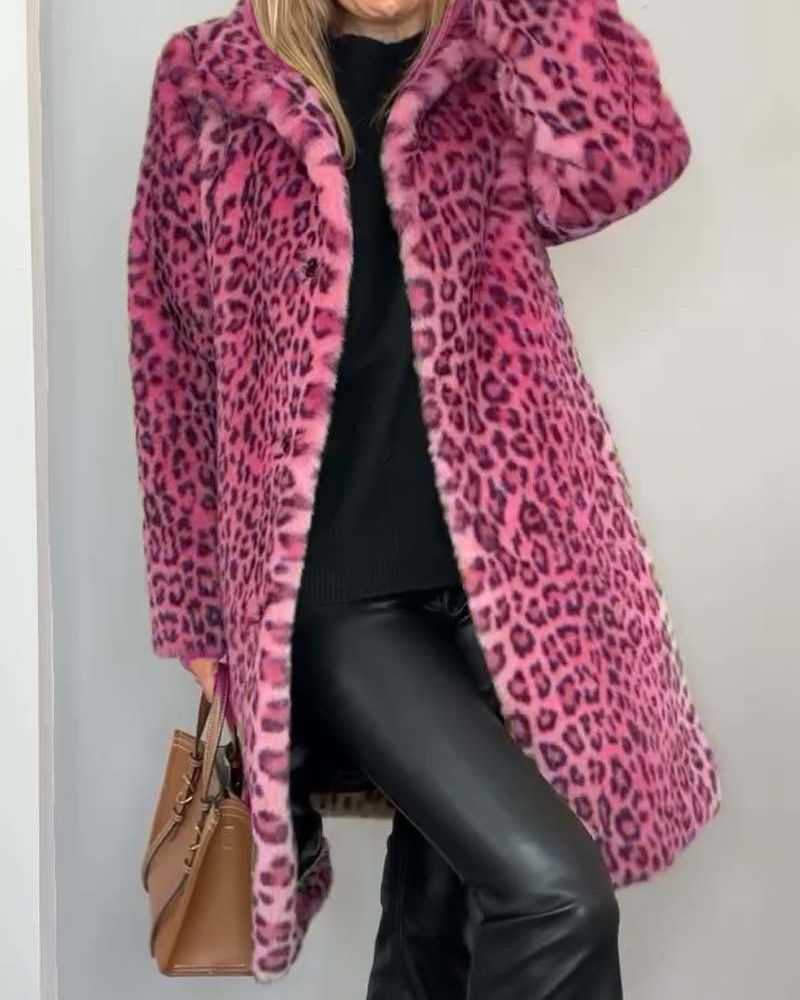 Hanne Leopard Jakke