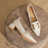 Signe | Pumps med Blokhæl
