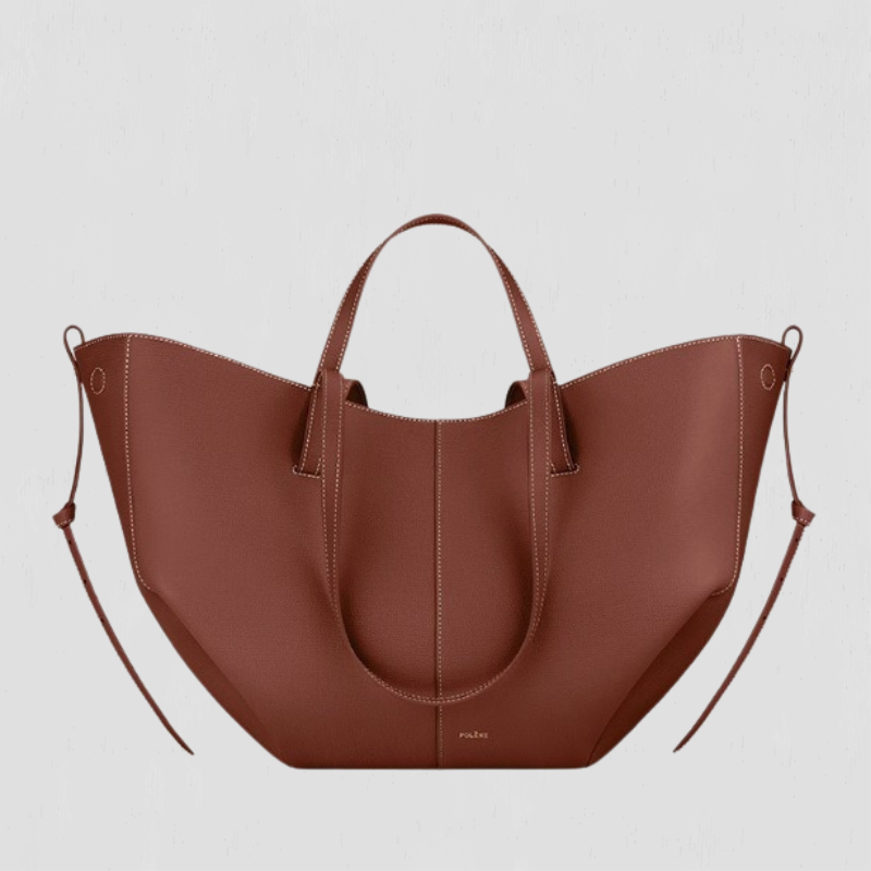 PERNILLA™ – FORMFAST SHOPPINGTASKE MED ELEGANTE RYNKEDETALJER