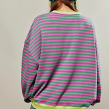 LENA | Oversized stribet sweater
