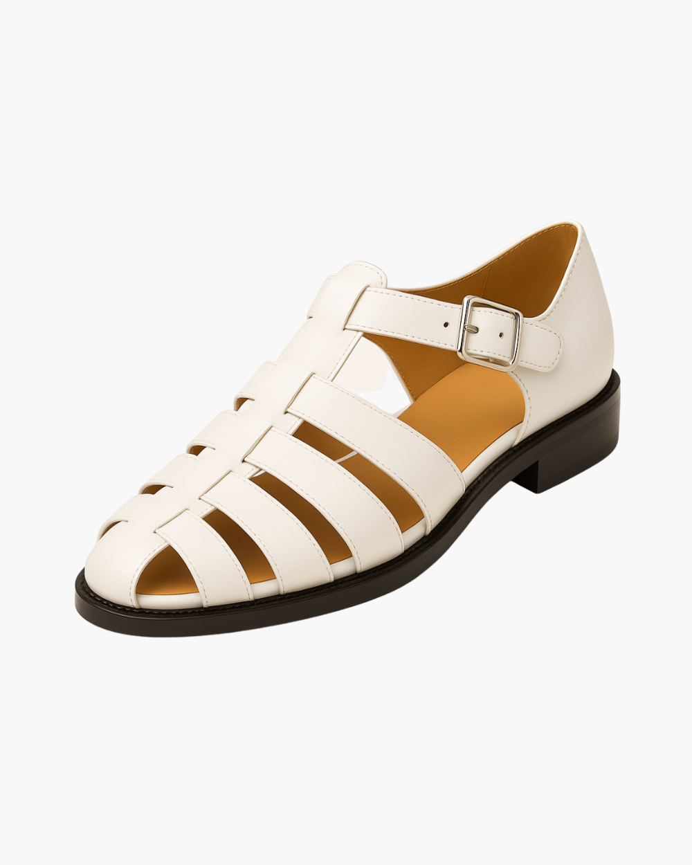 Renaud™ | Elegant lukket sandal med rem og spænde