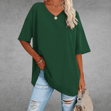 Nikita | Stilfuld Oversized V-Neck T-shirt