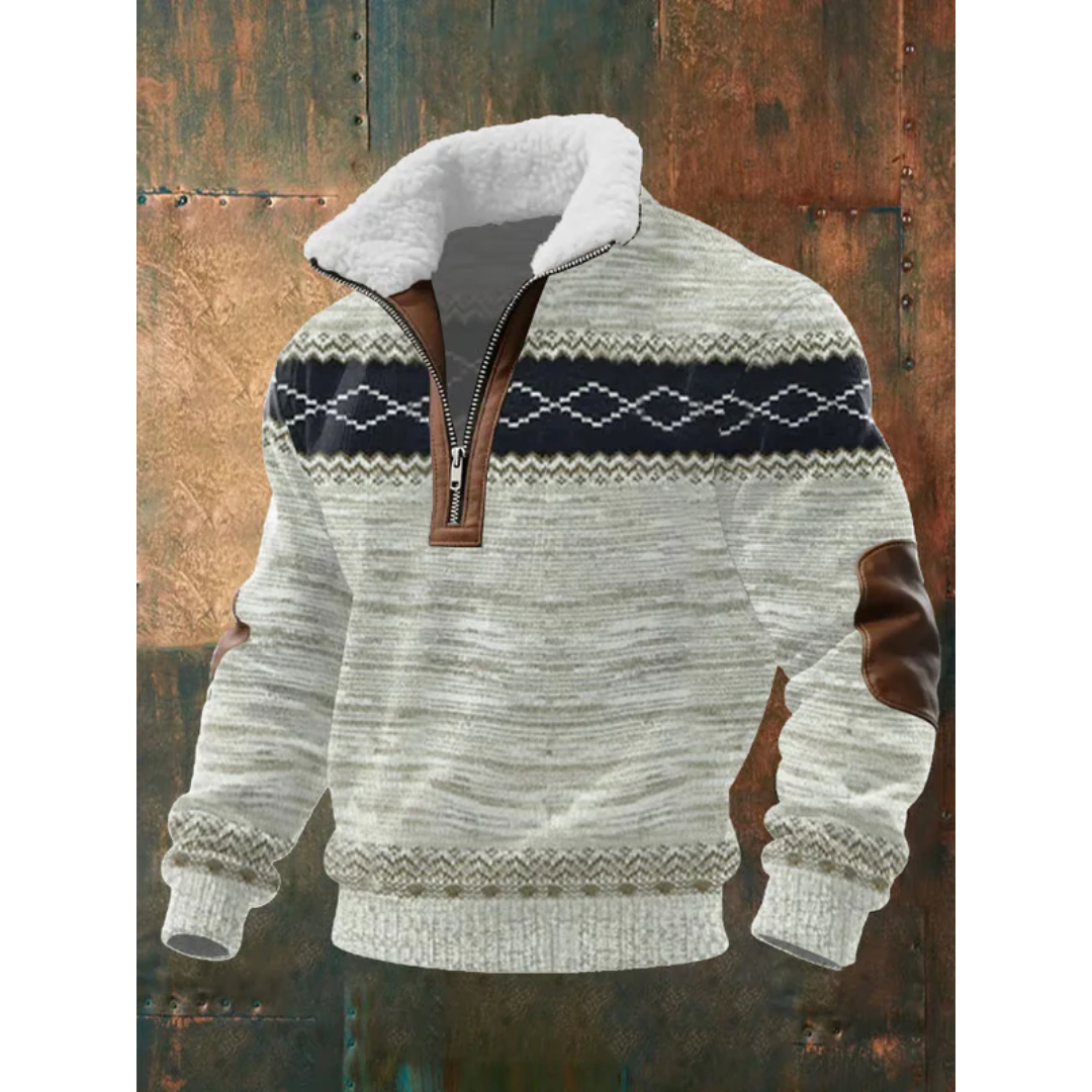 Ettiene™ | Fleece polo med lynlås og høj krave