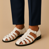 Renaud™ | Elegant lukket sandal med rem og spænde