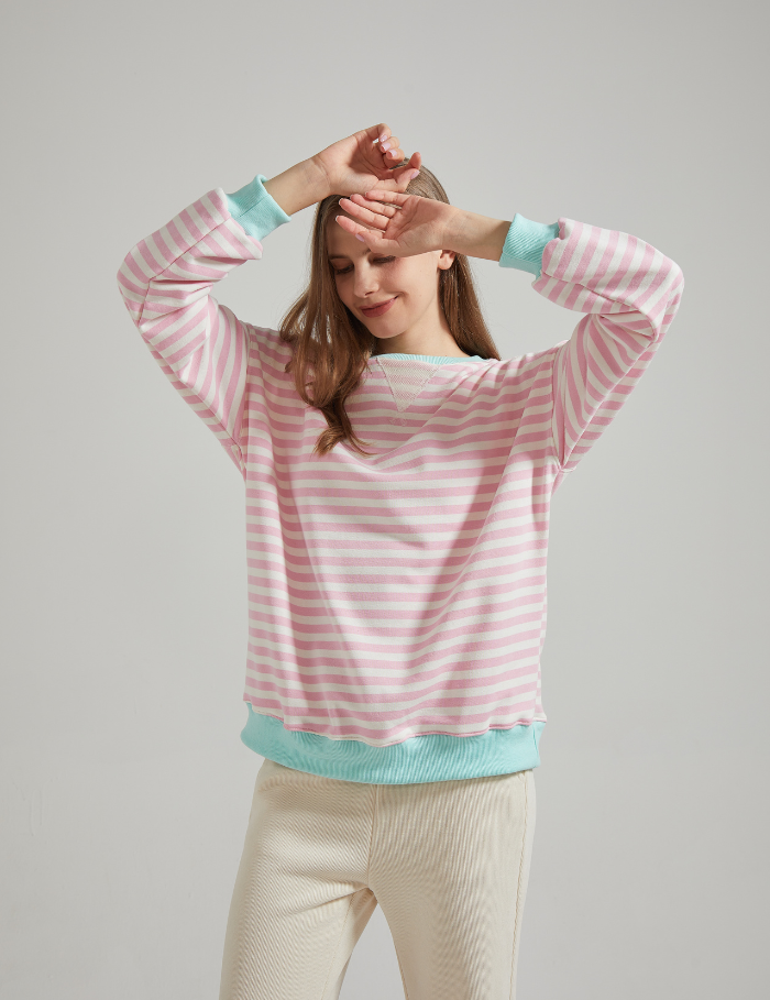 LENA | Oversized stribet sweater