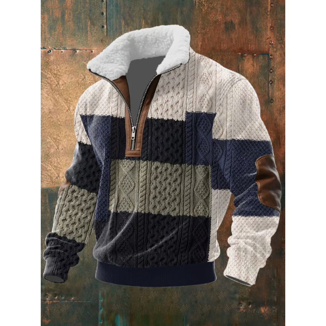 Ettiene™ | Fleece polo med lynlås og høj krave