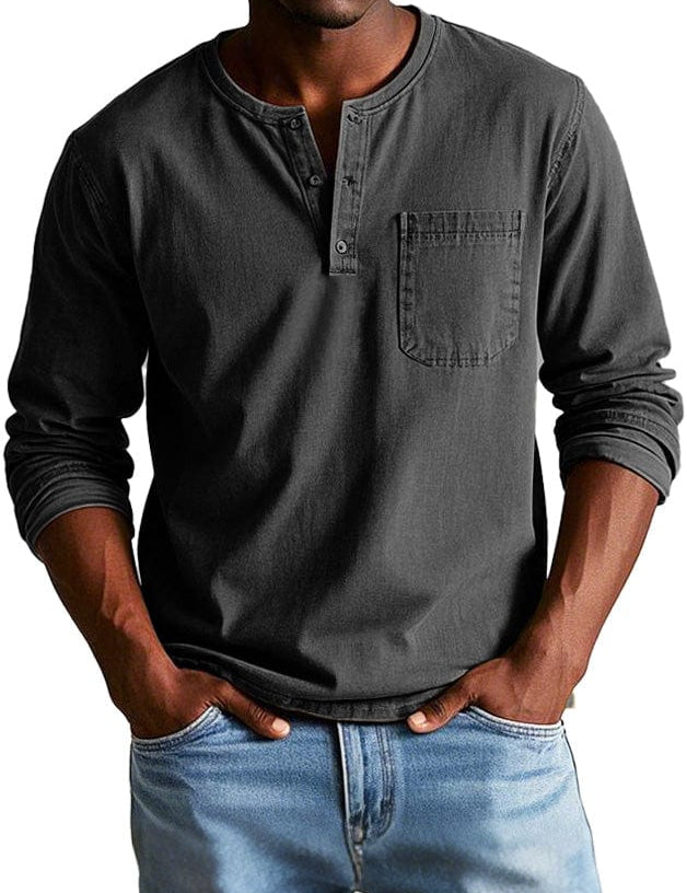 Frederik | Vintage Henley Trøje