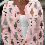 Laura Cardigan Med Print