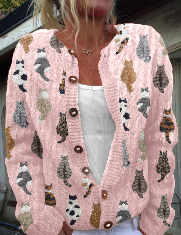 Laura Cardigan Med Print