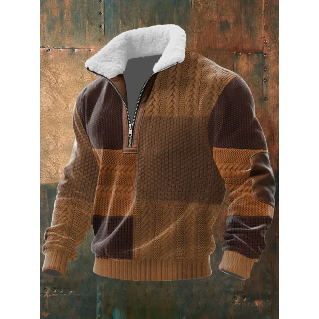 Ettiene™ | Fleece polo med lynlås og høj krave