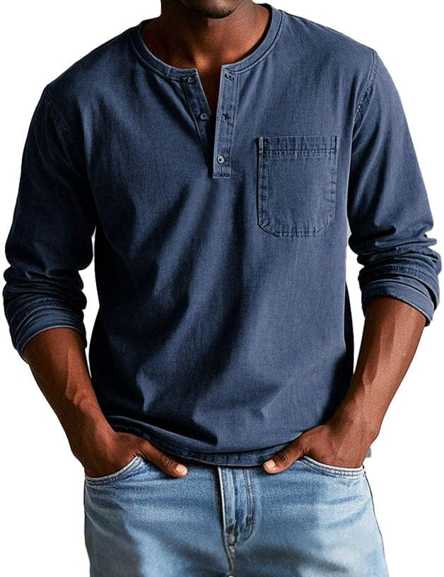 Frederik | Vintage Henley Trøje
