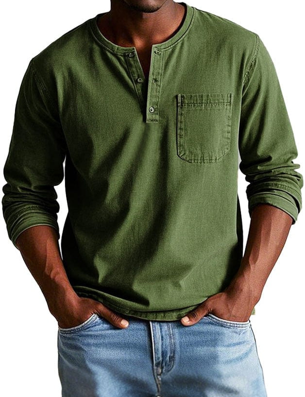 Frederik | Vintage Henley Trøje