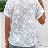Jade™ | Elegant Hvid Bluse