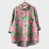 Blomster | Håndlavet Kvindebluse