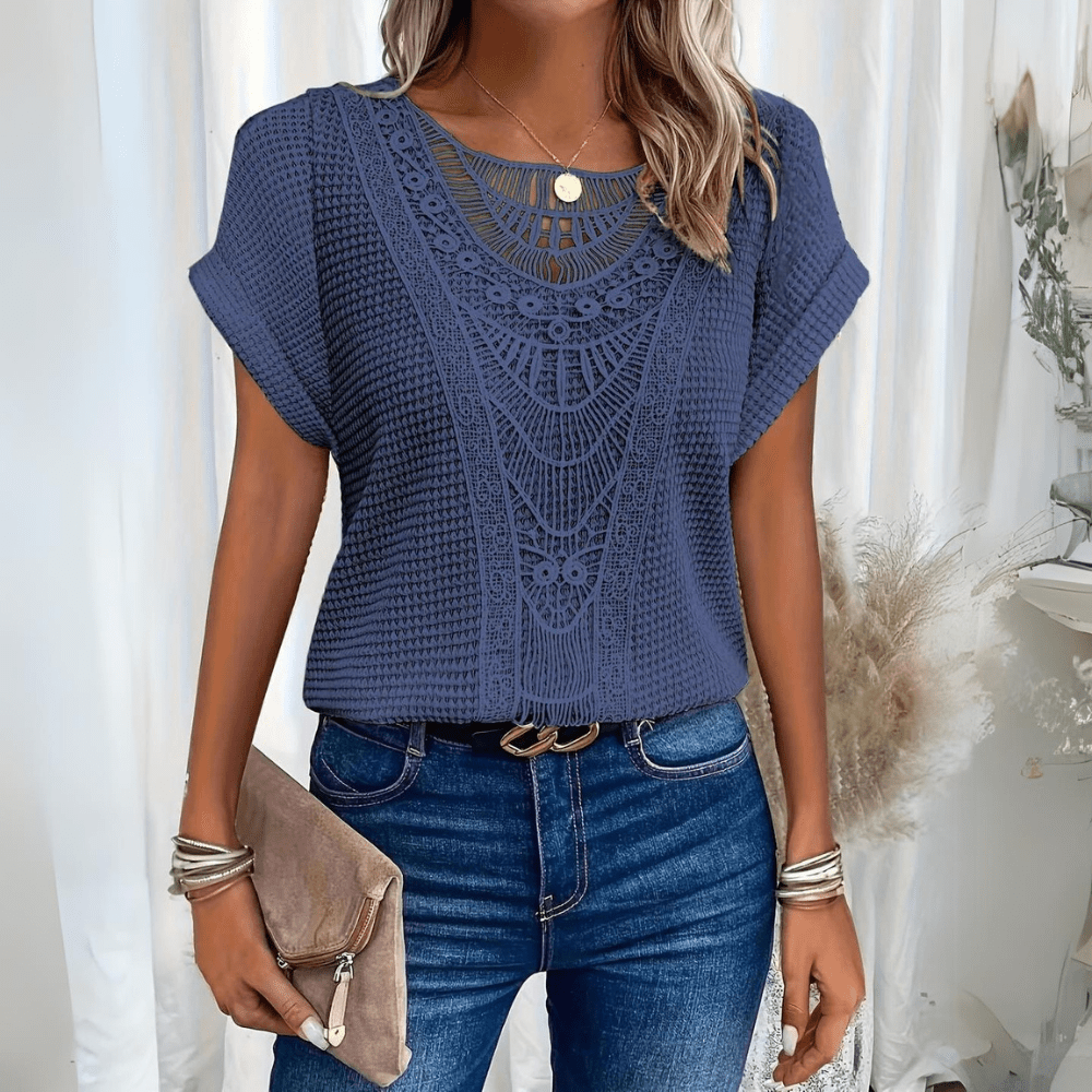 Karin™ – Elegant Ibiza-stil bluse