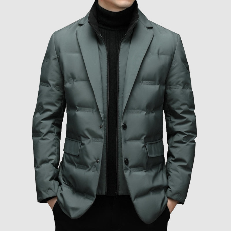 Magnus | Dynejakke-Blazer Med Knaplukning