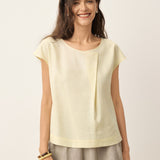 Mona Plisseret Top