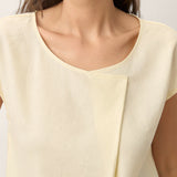 Mona Plisseret Top