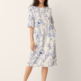 Cassandra Midikjole Med Print