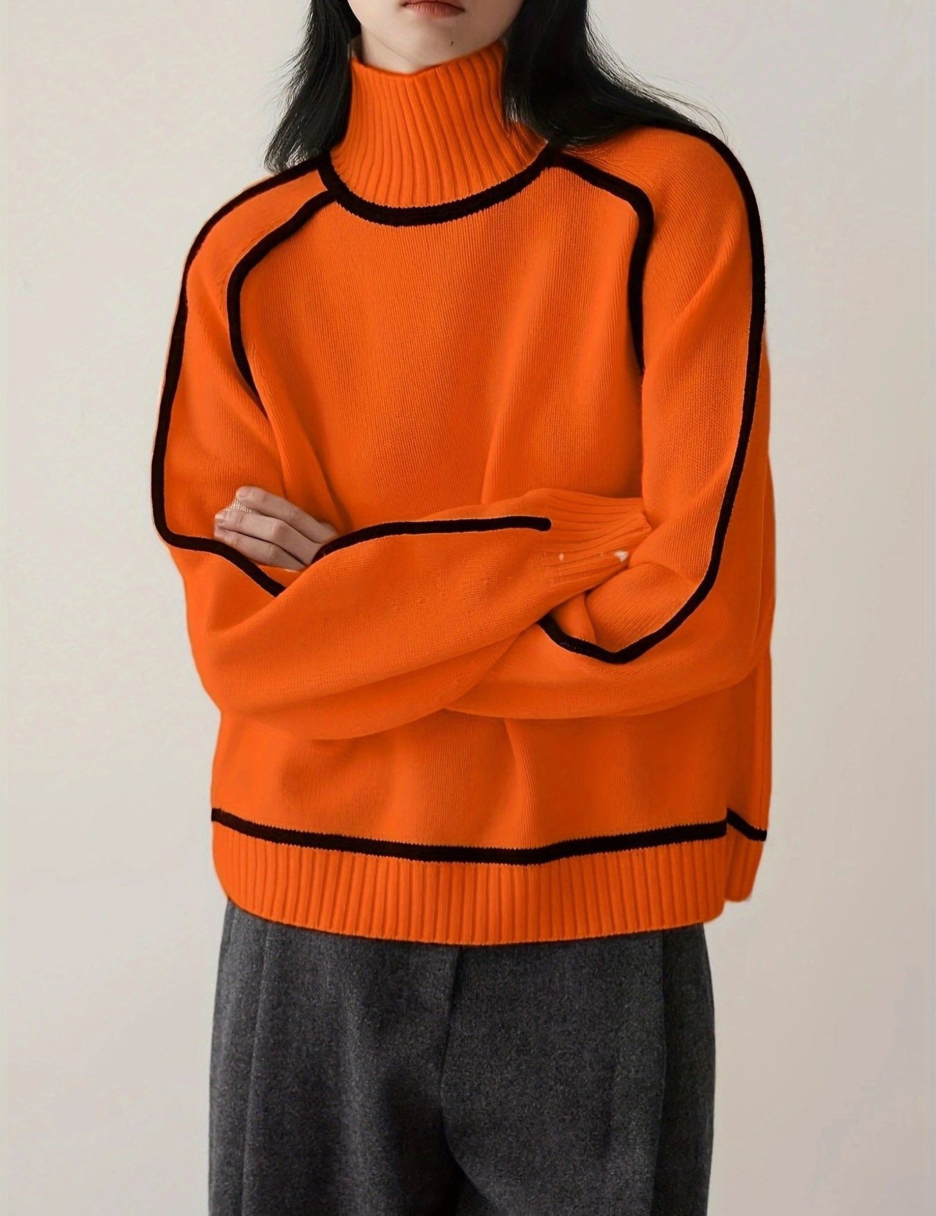 Emilie | Premium Rullekrave-jumper