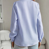 Alice | Flæset Knappet Bluse