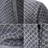Premium cardigan med lynlås