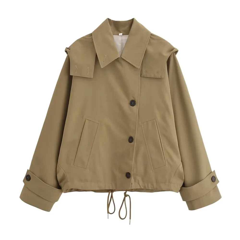 Mala™ | Komfort og Stil i Én Khaki Jakke