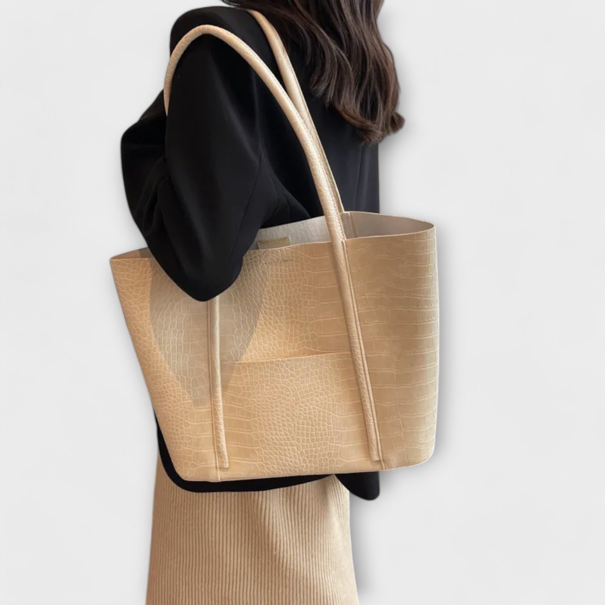 KAREN | SKULDERTASKE MED VINTAGEUDTRYK